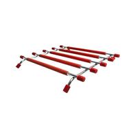 MIXEL Trivet Pan Pots Tray, Worktop Surface Protector Stand, Strong & Durable Construction, Heat Resistant, Ergonomic Design, Portable and Lightweight, Versatile Use, Kitchen Organizer (Red)