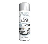 MIXEL White Gloss Spray Paint, Quick-Dry Formulation, Durable, Chip-Resistant Coating, Long-Lasting Colour Vibrancy, Both Interior And Exterior Projects, (1PCS)