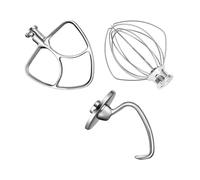 Mixer attachments, Mixer Aid Attachment Parts Accessories ，Compatible for Kitchenaid 5 Quart Stand K5WW Wire Whip 5K7SDH Dough Hook Paddle