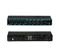 Mixer Audio, 4-channel Audio Interface Sound Card Independent Channel Gain Control USB for Live Streaming, Podcasting, PC