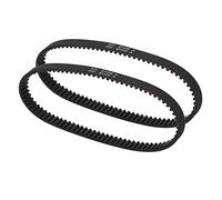 Mixer Belt 2 Pcs, Drive Belt Vacuum Belt 1611129 Rubber Vacuum Cleaner Replacement Belt for Bissell ProHeat 2X Revolution Pet Pro