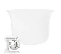 Mixer Flour Funnel - Dishwasher Safe Wide Mouth Chute Shield, Stand Mixer Accessory, Free Baking Tool, Splash Guard Pouring Aid, Kitchen Food Grade Replacement Kitchenware