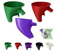 Mixer Funnel Attachment for Kitchen Aid Mixer, Cookie Flour Funnel Artisan Accessories for Kitchen Aid Kitchenaid Stand Mixers Egg Liquid Both Flour Baking, Easy to Use Clean(3pcs-a)