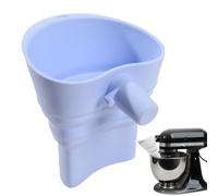 Mixer Funnel - Silicone Pouring Tool | Kitchen Cooking Aid, Foldable Liquid Sugar Cocoa Honey Yogurt Oatmeal Pourer, Baking Accessory For Beginner Chef, Cooking Lovers, Easy Transfer Of Po