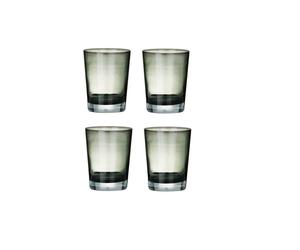 Mixer Glasses, Smoke Grey, Set Of 4