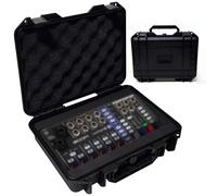 Mixer Hard Case for Zoom LiveTrak L-6 / L6 Digital Mixer, Portable Travel Hard Shell Carrying Storage Case Equipped with Comfort Handle with Customizable Foam