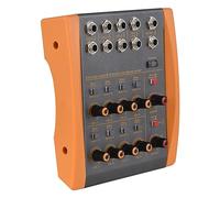 mixer,HUIOP 8-Channel Mixing Console Ultra Low Noise 8 Channels Line Stereo Mixer Mono/Stereo Switching Compact Digital Audio Mixer for Guitar Bass,8-Channel Mixing Console,mixer