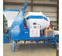 Mixer Pump Trailer for Solar Panel Pad Foundations | Small Concrete Pump for Renewable Infrastructure Construction