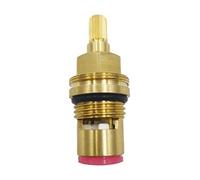 Mixer tap Cartridge, Faucet Valve Swivel Latch Tap Cartridge Replacement Tap Valves, Brass Ceramic Disc Cartridge, Quarter Turn Inner Faucet Valve 5(21)