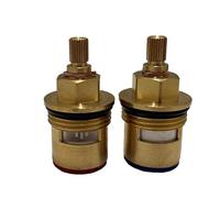 Mixer Tap Cartridge Replacement 3/4" 7.6mm x 24 Spline, 51mm Cartridge Length Ceramic disc for Bristan Baths, Tap Spares Repair Reviver Kit Gland Hot and Cold