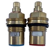 Mixer Tap Cartridge Replacement for Franke and Howdens Lamona Compatible 1/2 Ceramic Disc Popular Cartridge Tap Spares Repair Kit 28 Spline, 8mm diametre, 47mm Total Length