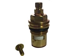 Mixer Tap Cartridge Replacement for Franke and Howdens Lamona Compatible 1/2 Ceramic Disc Popular Cartridge Tap Spares Repair Kit 28 Spline, 8mm diametre, 47mm Total Length (1 Red)