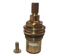 Mixer Tap Cartridge Replacement for ½” Franke and Pegler Morea - 7.3mm x 18 Spline - 53mm Total Length - Tap Spares Repair Reviver Kit Gland (Red)
