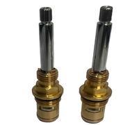 Mixer Tap Cartridge Replacement Tap Valves for Bristan 1901 Tap and Basin Mixer Quarter Turn 7.6mm x 20 Spline, 81mm Total Length Valve Ceramic Tap Spares Repair Reviver Kit Gland Hot and Cold