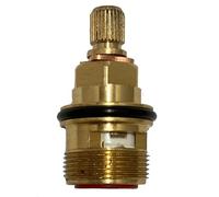 Mixer Tap Cartridge Replacement Tap Valves for Popular Franke Ascona 3308R Half Turn 7.8mm x 28 Spline, 39.3mm Total Length Valve Ceramic Tap Spares Repair Reviver Kit Gland (1 Red)