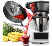 MixFino Thermomix Attachment - TM6, TM5, TM31, TM Friend Accessory - Steam Juicer for Thermomix Appliances - Extract Juice Without Squeezing