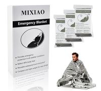 MIXIAO SurvivalFirst Aid Blankets Insulating Reflective Silver 130 x 210 cm