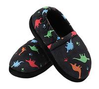 MIXIN Boys Slippers Toddler House Slippers Anti Slip Dinosaur Home Shoes for Little Kids