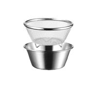 Mixing Bowl Rustproof Stainless Steel Strainer Metal Basket Set for Organizing Fruit and Vegetable Rustless Colander
