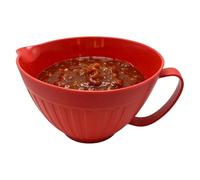 Mixing Bowl with Spout | Non-Slip Heat Resistant Measuring Cup | Sourdough Mixing Bowl | for Baking Kitchen Cooking Soup Cake Egg Chocolate Sauce Waffle Butter Candy Cream
