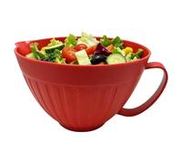 Mixing Bowls with Handles | Non-Slip Multipurpose Measuring Cup | Nesting Mixing Bowls | Baking in the Kitchen, Cooking Soup, Cake, Egg, Chocolate Sauce, Waffle Butter, Bonb