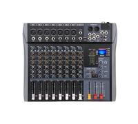 Mixing Consoles Stage Audio Mixer DJ Console 6/8/12 Channels 48V 3-Band Equalisation Bluetooth Connection For Recording(8 channels)