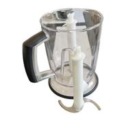 Mixing Cup +2pcs Knife Compatible For Braun MQ7045 MQ9087 MQ7025 MQ7035 MQ9005 MQ9027 MQ9037 MQ9045 MQ9087X MQ9097 Blender Cup Food Processing Machine Accessories Kitchen Assist