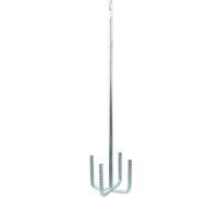 Mixing Drill 45 Steel Silver Stirring Rod for Grout Cement