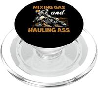 Mixing Gas And Hauling Motocross Dirt Bike Boys Mens PopSockets PopGrip for MagSafe
