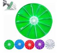 Mixing Head Anti Splatter Baffle for Stand Mixer Accessories - 6-Wire Whisks Splash Guard for Mess-Free Baking, Easy Clean, for Bowl-Lift Mixers, Home Restaurant Commercial Use (Green, Round)