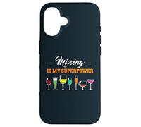 Mixing Is My Superpower Cocktail Mixing Bartending Bartender Case for iPhone 16