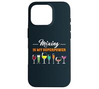 Mixing Is My Superpower Cocktail Mixing Bartending Bartender Case for iPhone 16 Pro