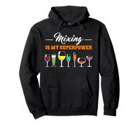 Mixing Is My Superpower Cocktail Mixing Bartending Bartender Pullover Hoodie