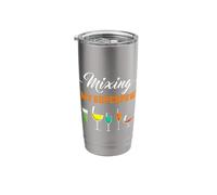Mixing is My Superpower Cocktail Mixing Bartending Bartender Stainless Steel Insulated Tumbler