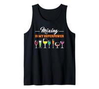 Mixing is My Superpower Cocktail Mixing Bartending Bartender Tank Top