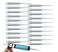 Mixing Nozzle for Glue and Resin, Pack of 20 Glue Applicator, Mixing Nozzle, for Building Reinforcement and Concrete Crack Repair in Engineering