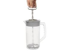 Mixing Pitcher with Adjustable Stopper, 2000ml Breast Milk Pitcher, Fridge Water Dispenser, Beverage Dispenser Water Carafe for Drinks, Lemonade, Juice, Iced Tea, Milk, Coffee