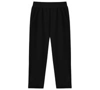 MIXLAC Kids Straight Leg Joggers Sweatpants with Pockets, Elastic Waist Trousers, Casual Athletic Track Pants for Boys Girls, School Sports Wear Black