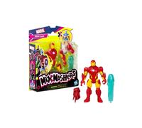 MixMashers Iron Man, 12 cm customizable figurine to mix and combine with accessories, Marvel, from 4 years old.