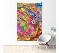 MIXMEY Cool And Chic Tapestry 60"X40", Colored Butterfly Printed Pattern Print Wall Decoration Tapestry For Living Room Bedroom Dormitory Cafe Artistic Easter Party Easy To Hang