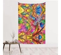 MIXMEY Cool And Chic Tapestry 60"X40",Colored Butterfly Printed Pattern Print Wall Decoration Tapestry For Living Room Bedroom Dormitory Cafe Artistic Easter Party Easy To Hang