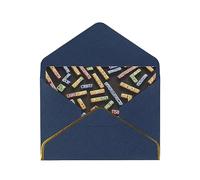 MIXMEY Rune Shape Bar Print Blank Greeting Cards, Pearl Paper Envelopes Suitable For Various Occasions - Anniversary Cards, Thank You Cards, Holiday Cards, Wedding Cards, Congratulations, And More