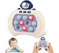 MIXMIO Pop It Game Light Up, Quick Push Game Fidget Toys for Kids 6-12, Poppet Game Electric Stress Relief Toys, Handheld Bubble Pop Machine for Kids Adults (Astronaut)