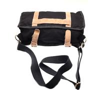 Mixology Bartender Bag Canvas Storage Bag for Bar Equipment, Empty Case without Accessories, Portable Cocktail Travel Kit Set with Multiple Compartments (Black)