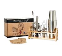 Mixology Bartender Kit with Stand Boston Shaker