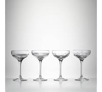 Mixology Champagne Coupe Clear, Set of 4