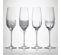 Mixology Flute, Mixed Set of 4