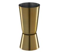 Mixology Spirit Measure, Stainless Steel, Brass Finish - 30ml & 60ml