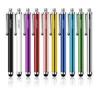 Mixoo 10 Pack Universal Capacitive Touch Screen Pens for Tablets, Compatible with Switch, iPad, iPhone, Samsung Galaxy, Kindle and Other Devices