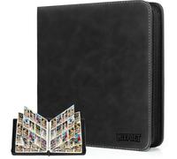 MIXPOET Trading Card Binder, Cards Folder Album with Sleeves, 12 Slot 960 Pockets, Collectible Games Storage Holder, MTG TCG Baseball Football Sports Cards
